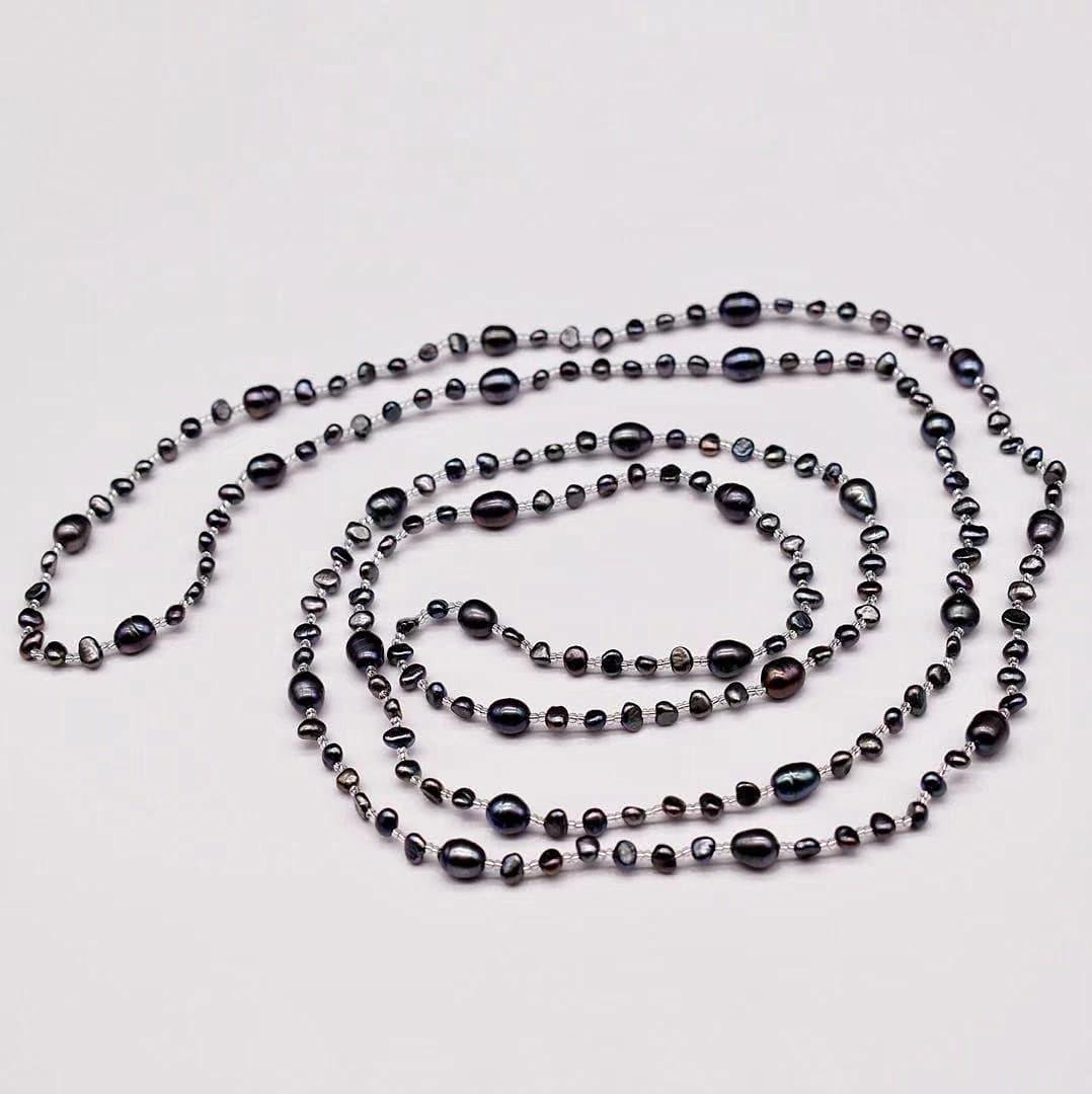 Baroque Pearl Long Necklace - Jora - Akuna Pearls