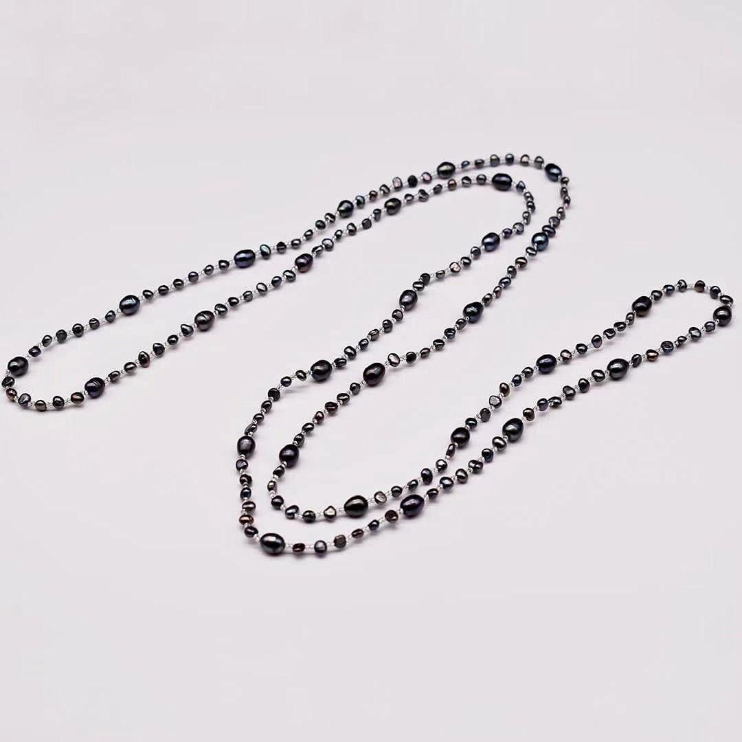 Baroque Pearl Long Necklace - Jora - Akuna Pearls