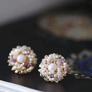Freshwater Pearl Stud Earrings - Mandara - Akuna Pearls
