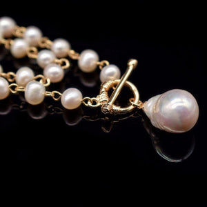 Freshwater Pearl Necklace - Laurentia - Akuna Pearls