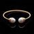 Freshwater Pearl Bangle - Lavinia - Akuna Pearls