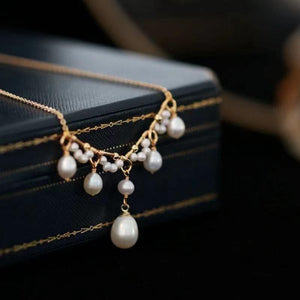Freshwater Pearl Choker Necklace - Ann - Akuna Pearls