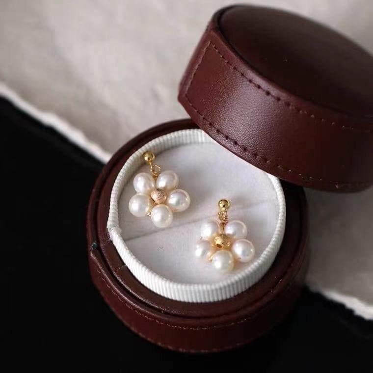 Freshwater Pearl Stud Earrings - Alyssa - Akuna Pearls