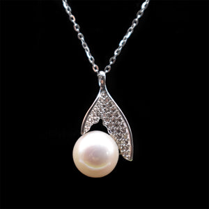 Freshwater Pearl Pendant Necklace - Ariel - Akuna Pearls