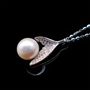 Freshwater Pearl Pendant Necklace - Ariel - Akuna Pearls
