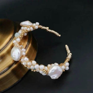Baroque Pearl Bangle - Louisa - Akuna Pearls