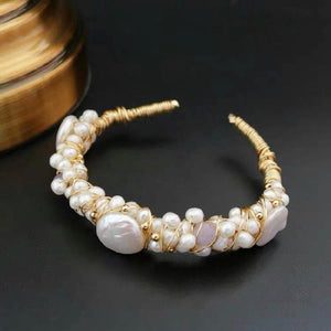 Baroque Pearl Bangle - Louisa - Akuna Pearls