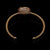 Baroque Pearl Bangle - Gold Edge - Akuna Pearls