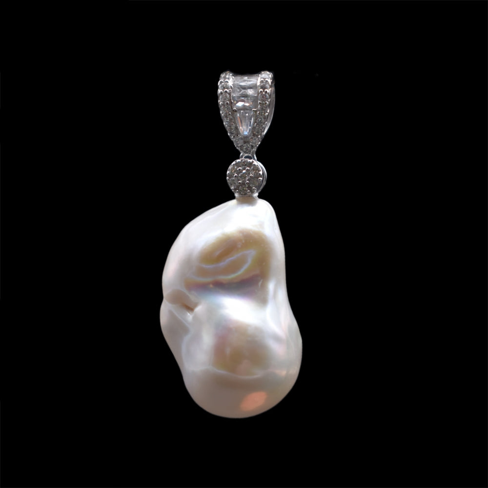 Baroque Pearl Pendant - Zen - Akuna Pearls