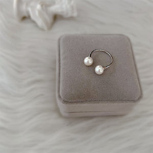 Freshwater Pearl Open Ring - Beatrix - Akuna Pearls