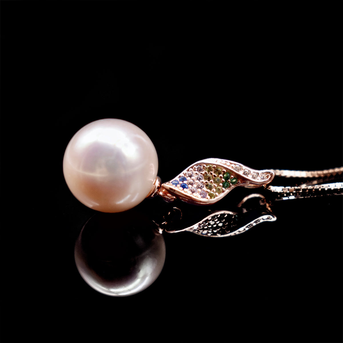 Freshwater Pearl Pendant Necklace - Bishop - Akuna Pearls