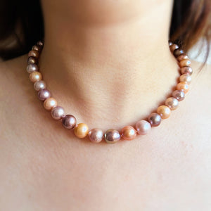Classic Baroque Pearl Necklace - Candace - Akuna Pearls