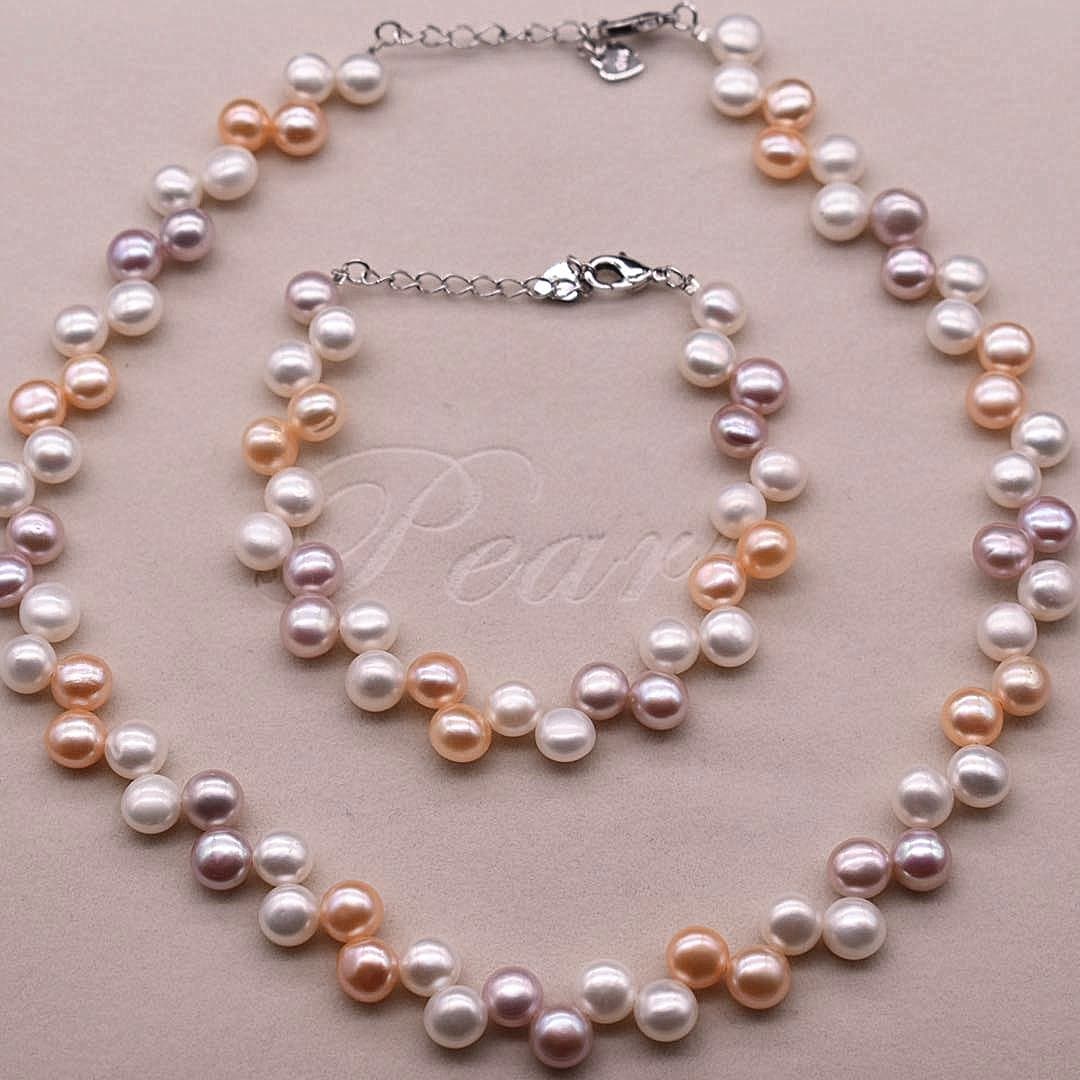 Freshwater Pearl Set - Diane - Akuna Pearls