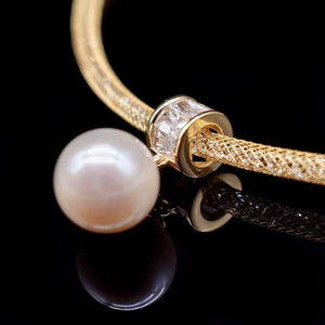 Freshwater Pearl Pendant Necklace - Athena - Akuna Pearls