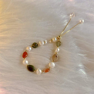 Freshwater Pearl & Gemstone Bracelet - Dune - Akuna Pearls