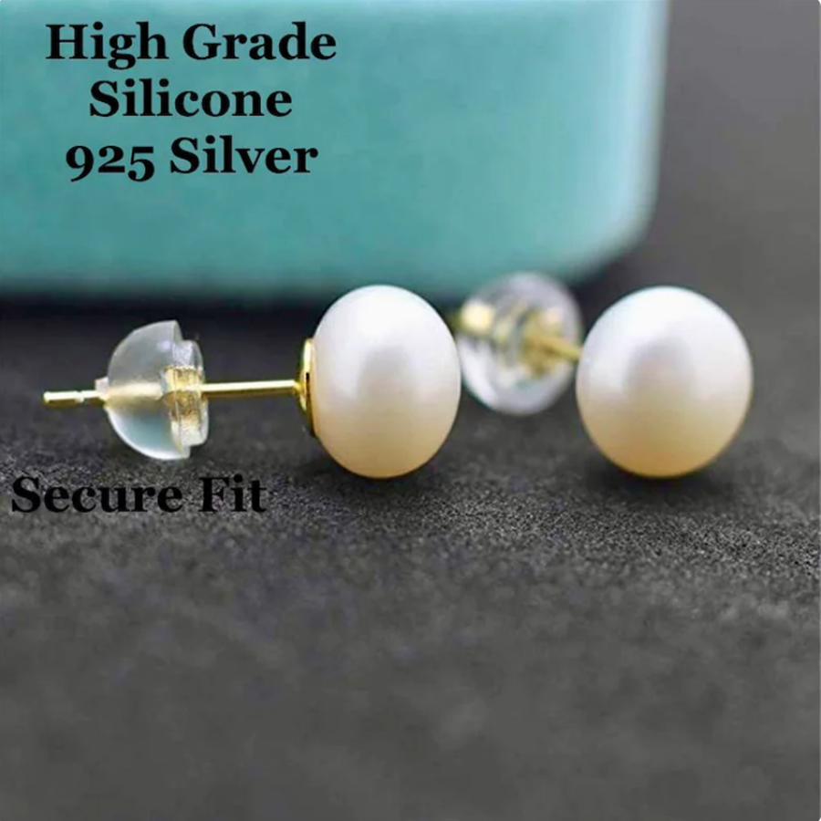 Silicone stud earrings hot sale