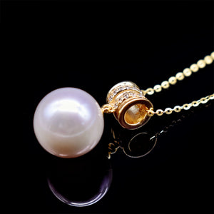 Freshwater Pearl Pendant Necklace - Echo - Akuna Pearls