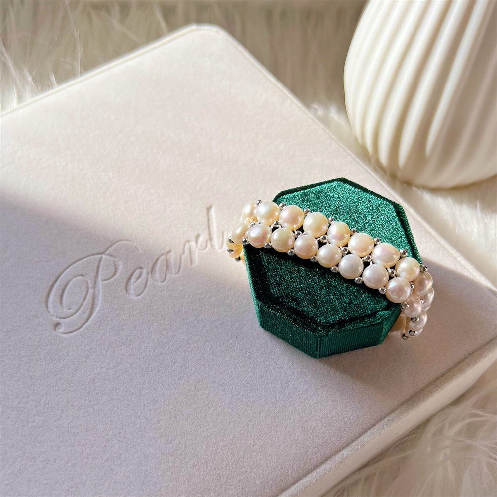 Liliuokalani Pearl Bracelet | 18K Gold Filled Freshwater Pearl Bracelet –  S-kin Studio Jewelry