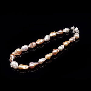 Baroque Pearl Classic Necklace - Elora - Akuna Pearls