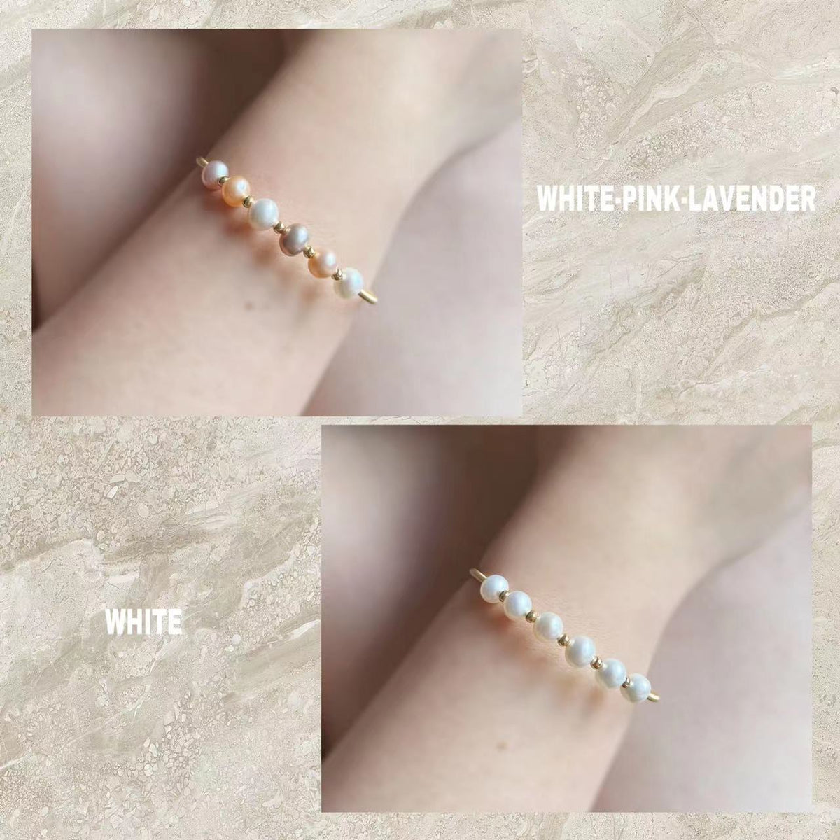 Freshwater Pearl Bangle - Fay - Akuna Pearls