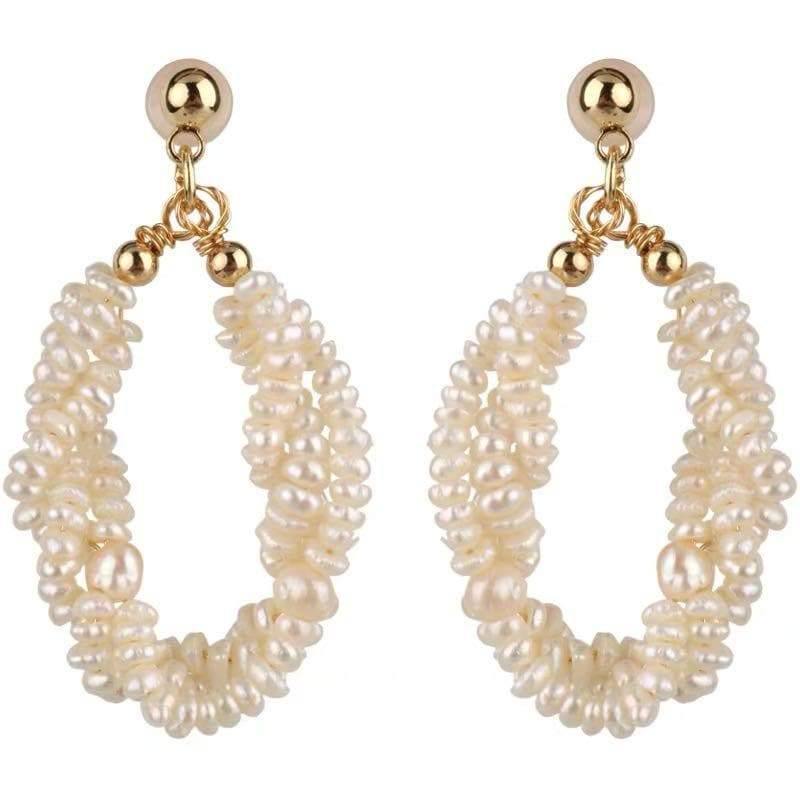 Freshwater Pearl Earrings - Pomponia - Akuna Pearls