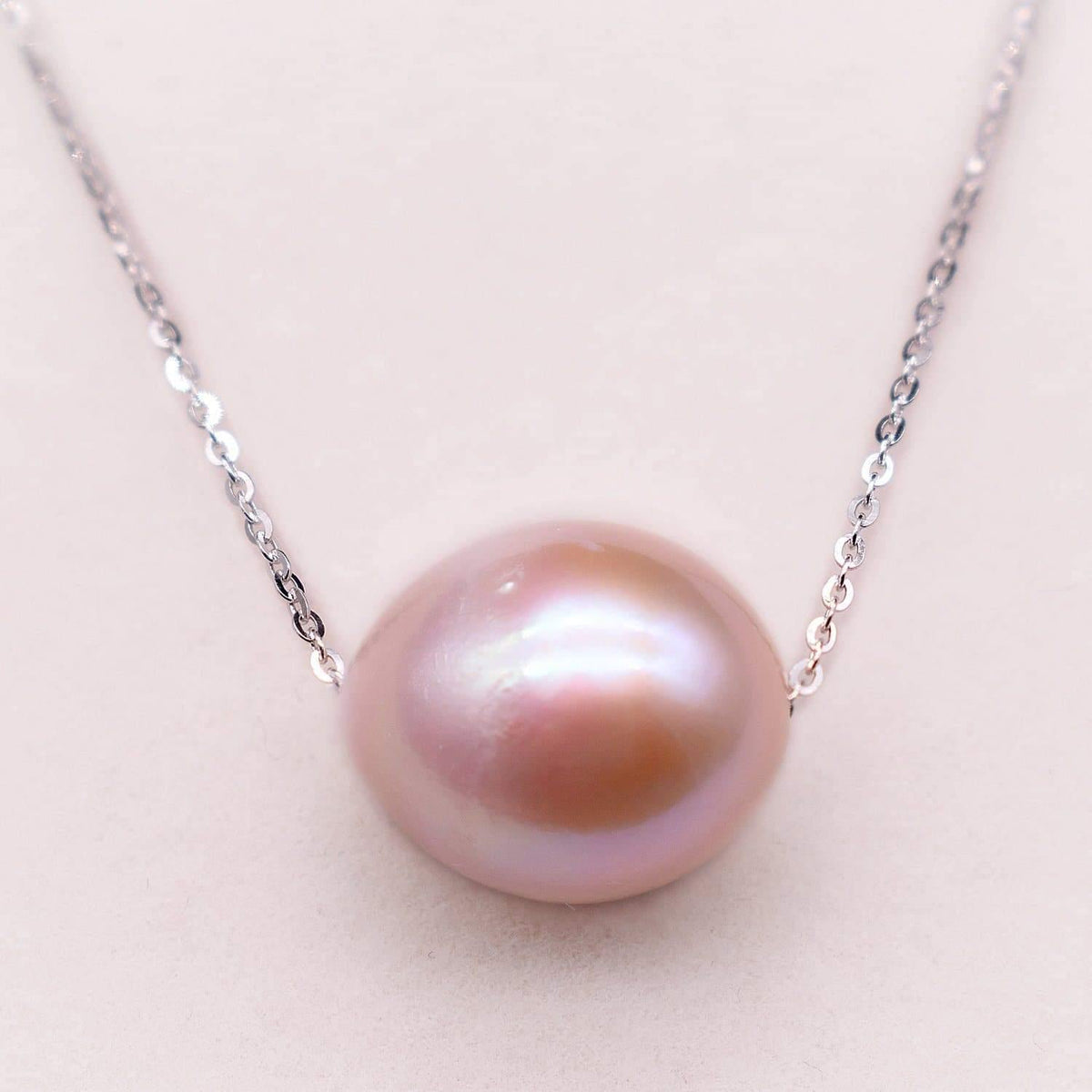 Freshwater Pearl Floating Necklace - Minimalism | Akuna Pearls | Freshwater Pearl Jewellery | Made in Australia
