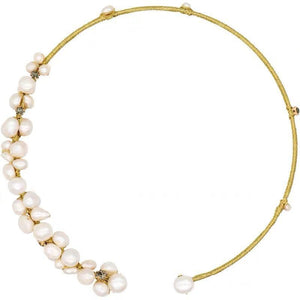 Freshwater Pearl Open Choker Necklace - Akuna Pearls