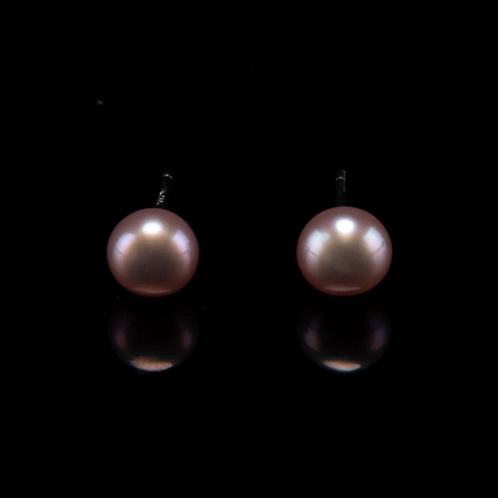 Freshwater Pearl Stud Earrings 6mm - Akuna Pearls