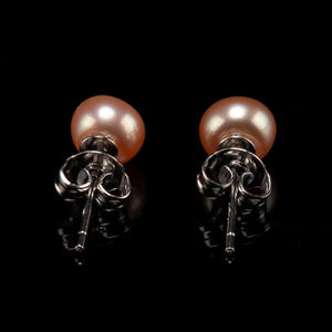 Freshwater Pearl Stud Earrings 6mm - Akuna Pearls