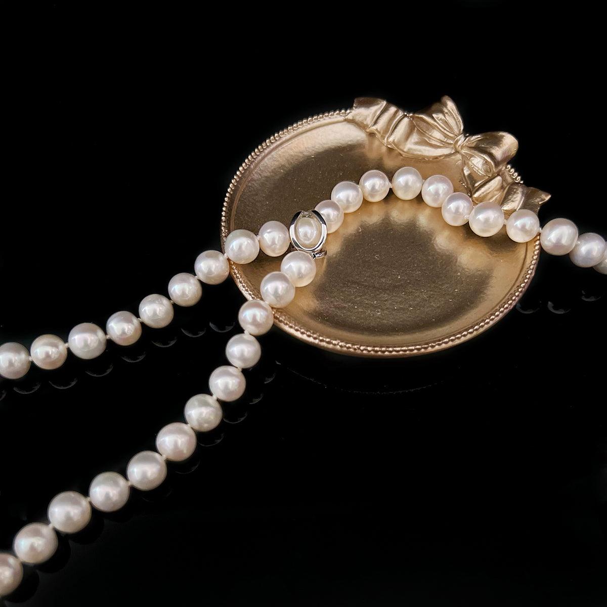 Classic Freshwater Pearl Necklace - Amanta - Akuna Pearls