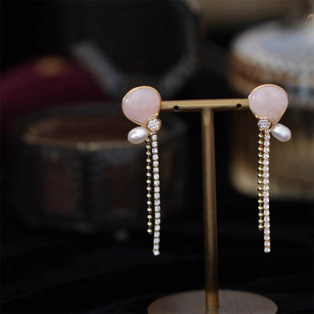 Pearl drop earring on sale jackets