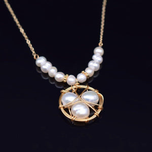 Baroque Pearl Necklace - Lizbeth - Akuna Pearls