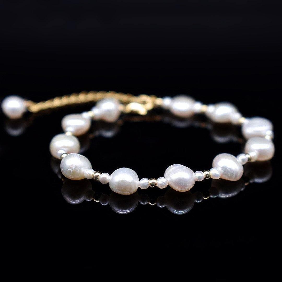 Baroque Pearl Bracelet - Jasmine - Akuna Pearls