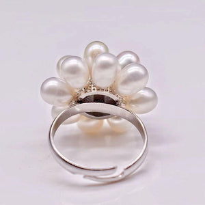 Freshwater Pearl Adjustable Ring - Jonquil - Akuna Pearls