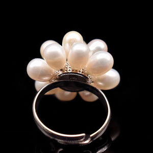 Freshwater Pearl Adjustable Ring - Jonquil - Akuna Pearls