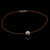 Kangaroo Leather Freshwater Pearl Necklace - White - Akuna Pearls