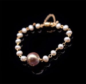 Baroque Pearl Bracelet - Laurentia - Akuna Pearls