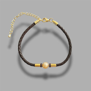 Freshwater Pearl Leather Bracelet - Claire - Akuna Pearls