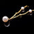 Freshwater Pearl Station Necklace - Lonore - Akuna Pearls