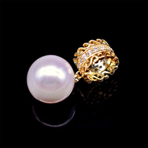 Freshwater Pearl Pendant Necklace - Lorelei - Akuna Pearls
