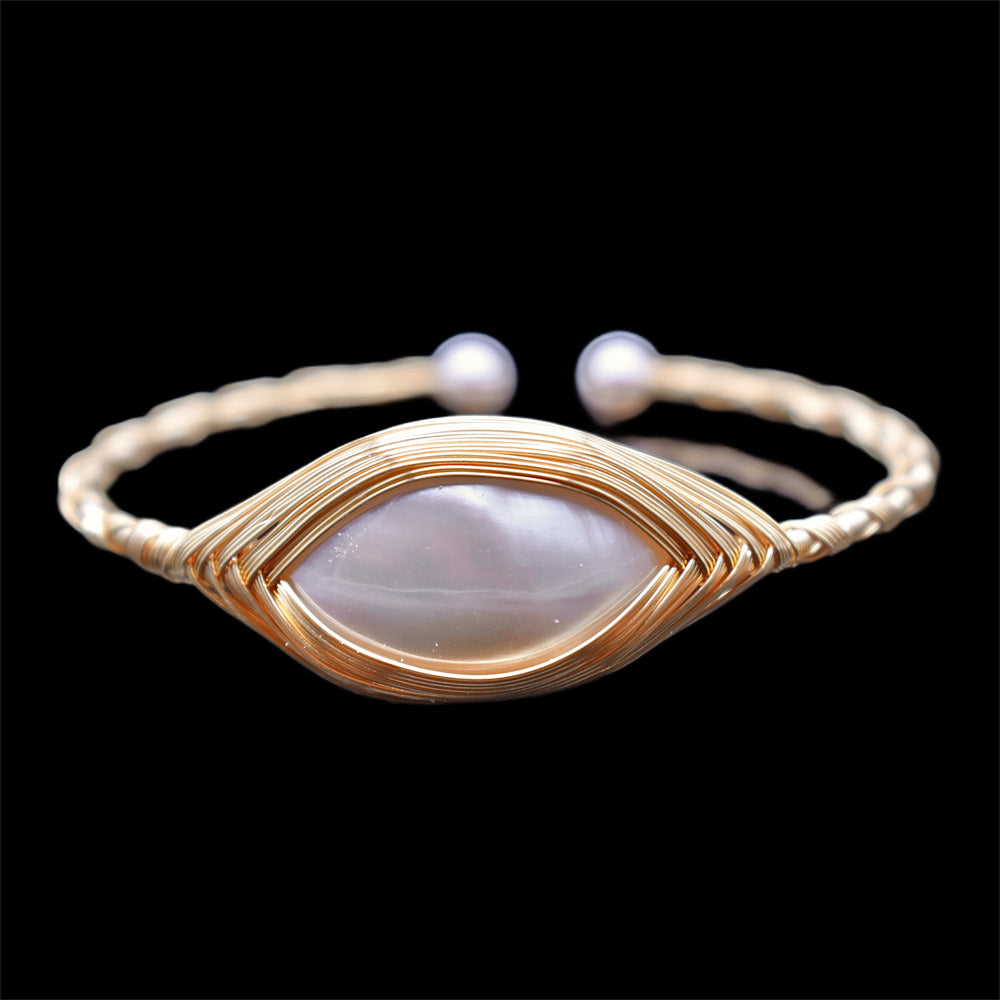 Mabe Pearl Bangle - Samantha - Akuna Pearls