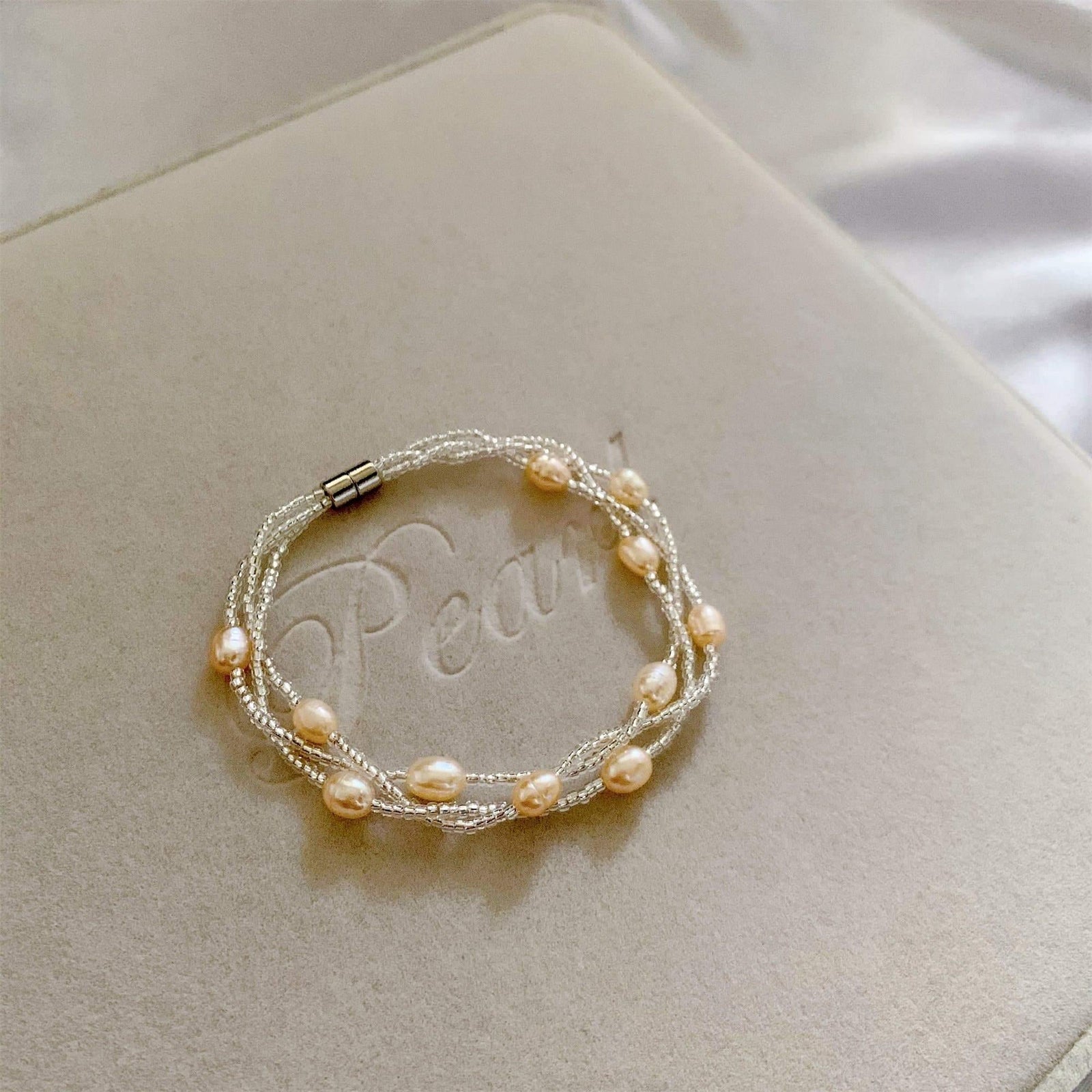 Freshwater Pearl Bead Bracelet - Akuna Pearls