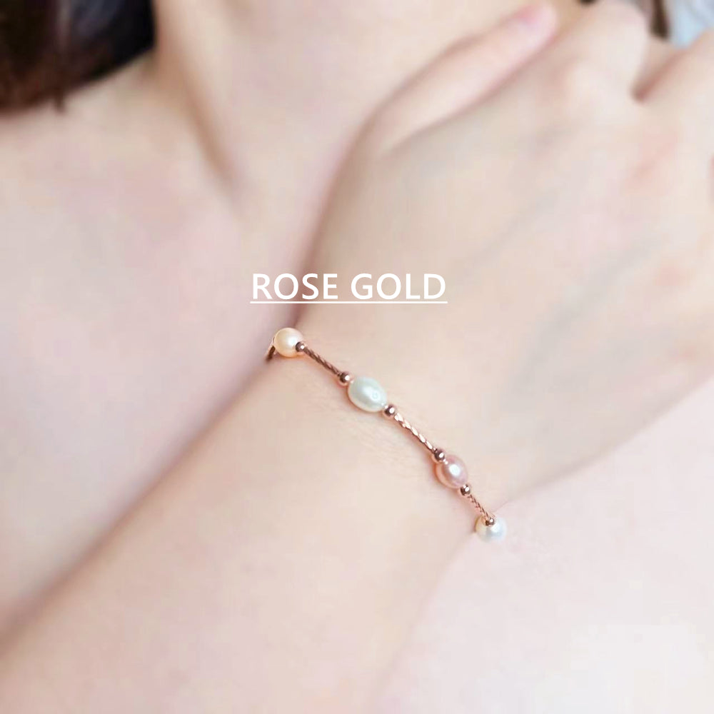 Freshwater Pearl Bracelet - Shino - Akuna Pearls