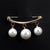 Faux Pearl Fashion Pin - Smile Design - Akuna Pearls