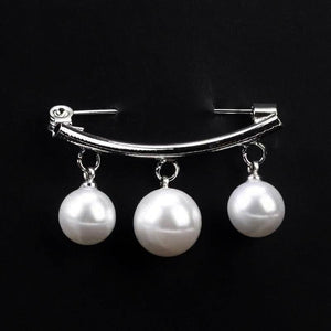 Faux Pearl Fashion Pin - Smile Design - Akuna Pearls