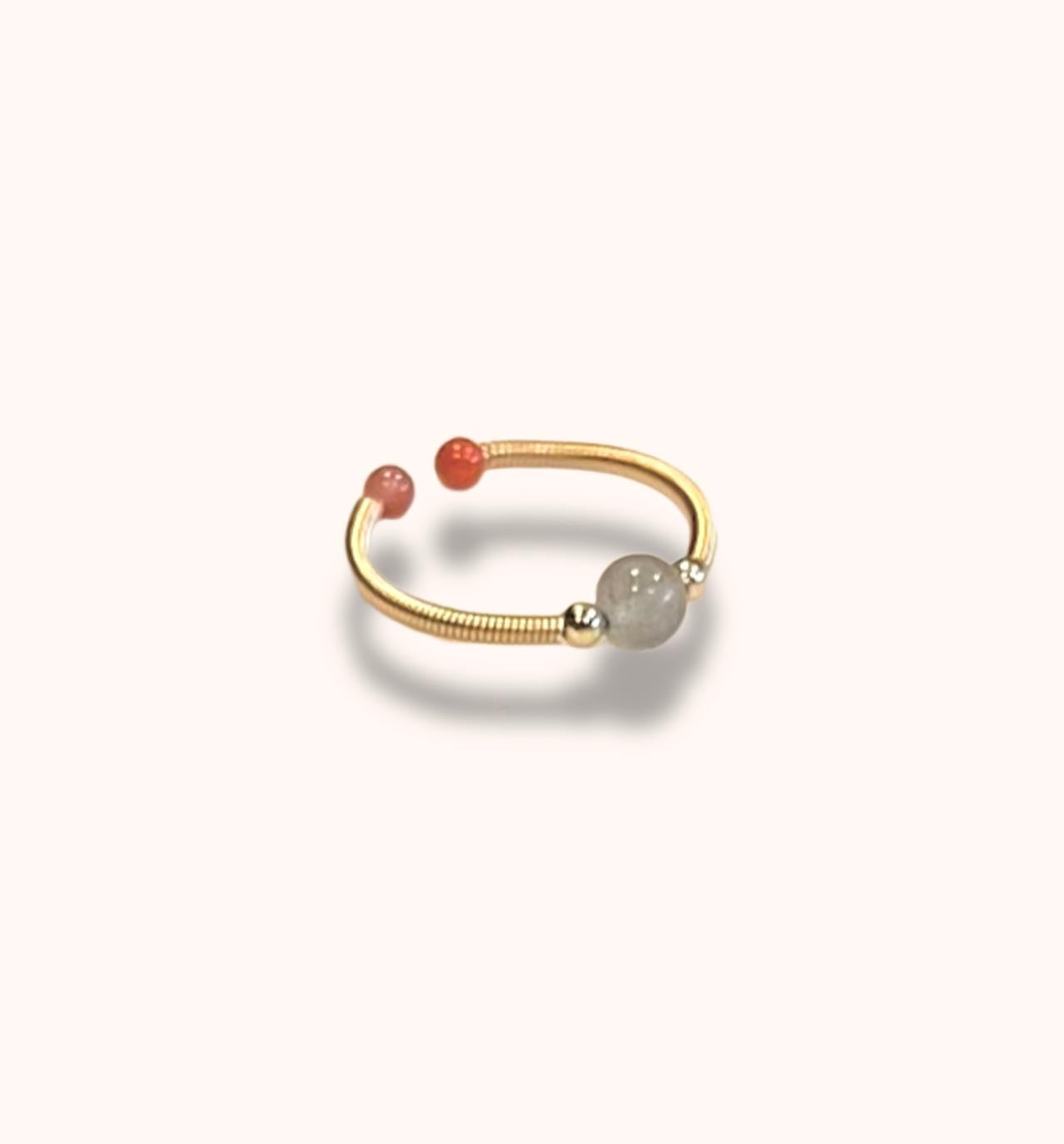 Gemstone Open Ring - Sook - Akuna Pearls