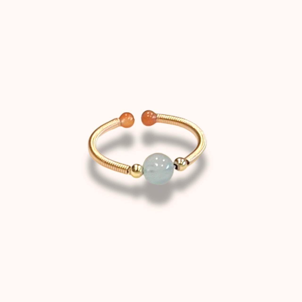 Gemstone Open Ring - Sook - Akuna Pearls