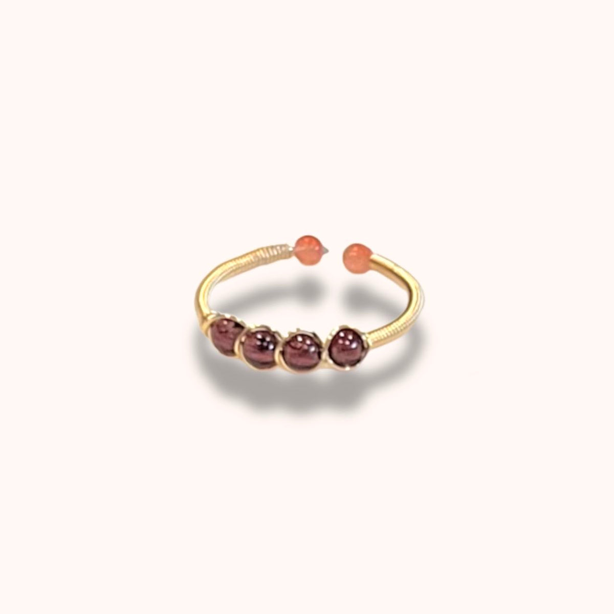 Gemstone Open Ring - Sook - Akuna Pearls