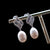 Freshwater Pearl Drop Bridal Earrings - Taylor - Akuna Pearls