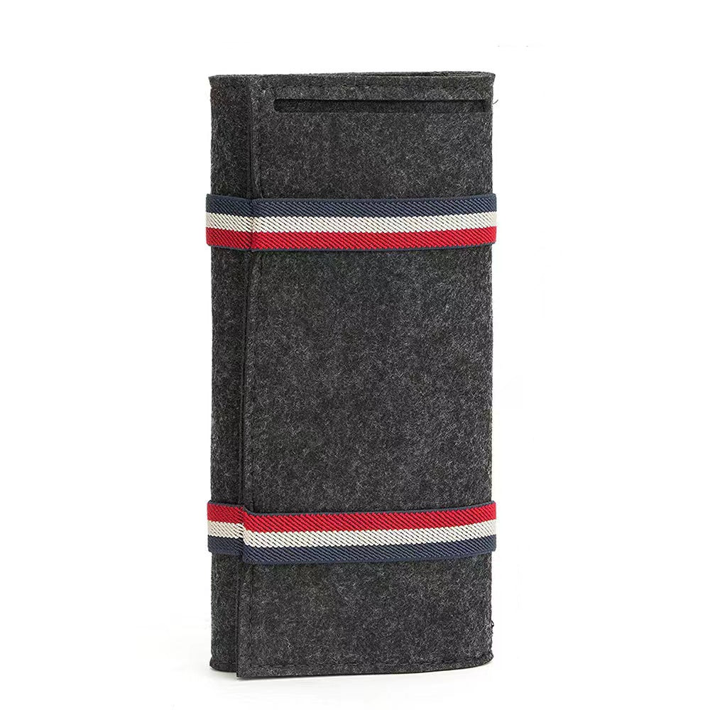 Portable Roll-up Felt Jewellery Organiser - Akuna Pearls